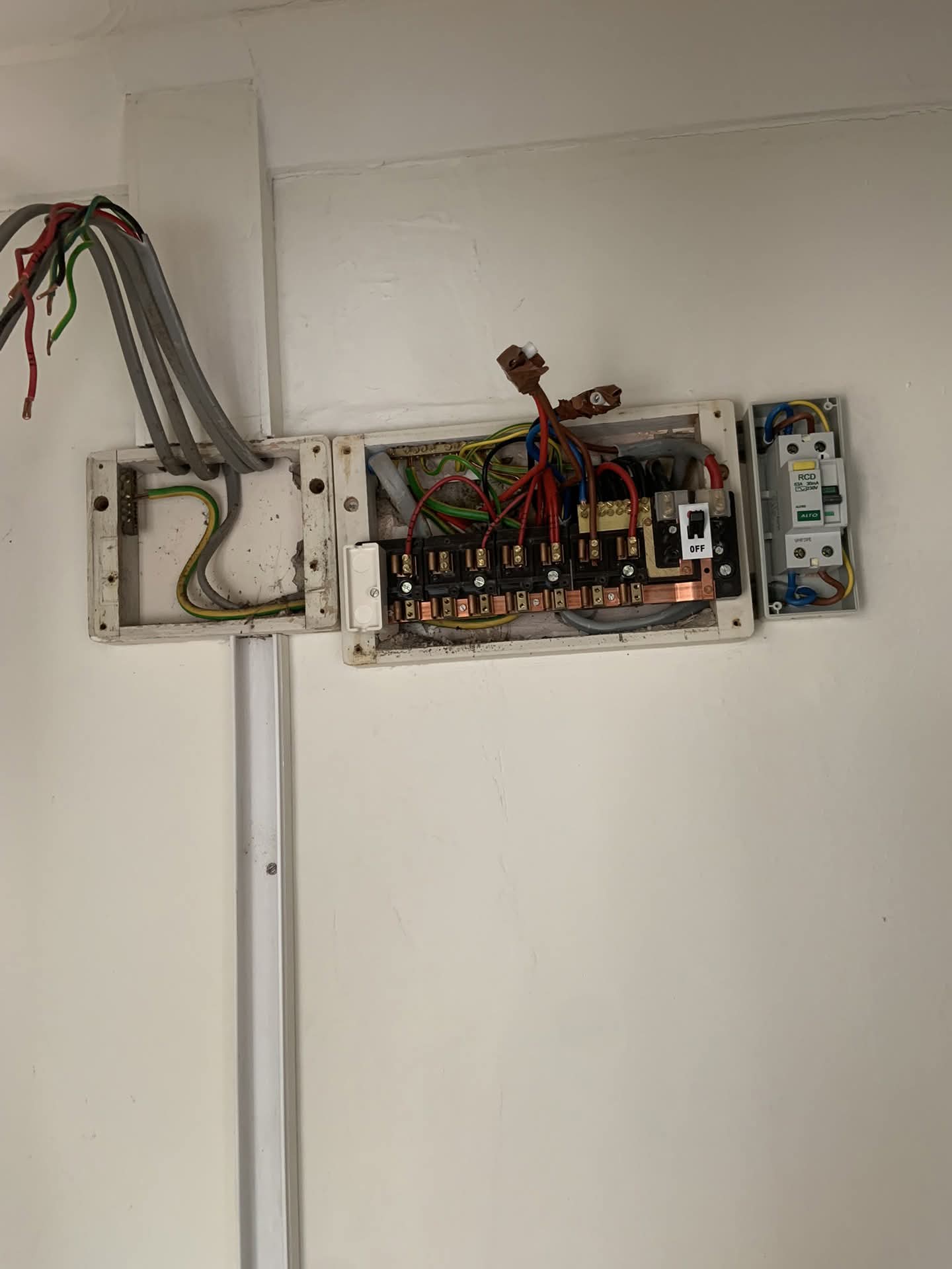 Fuse board upgrade before image